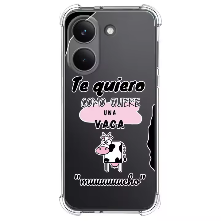 Funda Silicona Antigolpes para Xiaomi Poco X8 Pro 5G diseño Vaca Dibujos - 1