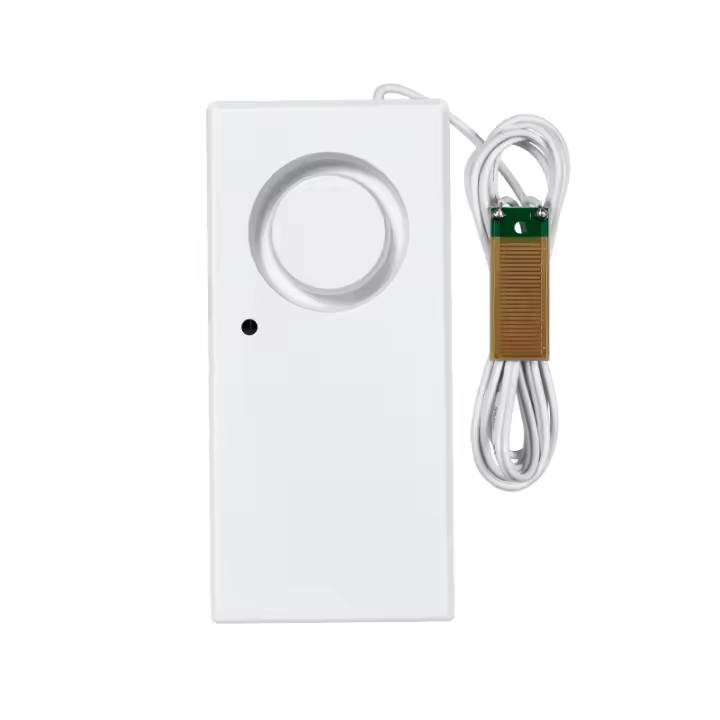 Sensor De Detección De Fugas Independiente Sistema De Alarma De Inundación Y Sobrederrame Con Medidor De Nivel De Agua Material ABS Resistente Temperatura -30℃~ 70℃ No Incluye Batería 9V - 1
