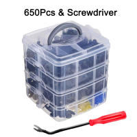 Kit De Clip De Automóvil Con Cierre Rápido Mixed Car Body Push Pin Rivet Bumper Door Trim Panel Retainer Clips De Plástico Para Coche - details 0