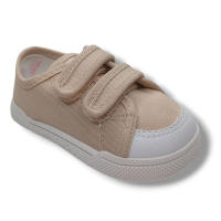 Blanditos by Crio's Zapatilla Lona Sneakers Niño COCO BEIG25V BEIGE Respetuoso calzado niños Summer ROYALE CORDONETS - details 1