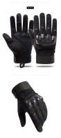Guantes de Moto para pantalla táctil, transpirables, dedo completo, Motocross, Verano - details 9