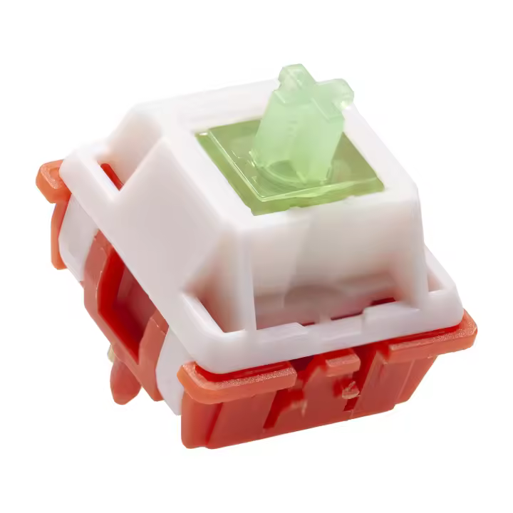 Gateron Summertime Switch V2 Lineal 63.5g MX Para Teclado Mecánico 2 Etapas De Resorte Largo Lubricado En Fábrica POM INK - 1