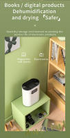 BIT Deshumidificador Eléctrico 1200ML Deshumidificador de Aire Absorbedor de humedad Tanque de Agua Mini deshumidificador portátil Deshumidifier antimoho para el hogar 1 Pieza - details 11