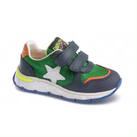 Deportivas de piel y rejilla para niño de Pablosky - 1