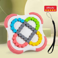 Cubo De Dedos Mágico Giratorio Para Niños Y Adultos Juguete Educativo De Relievo Estresante Juego De Rompecabezas De Cuentas Para Aprendizaje - details 7