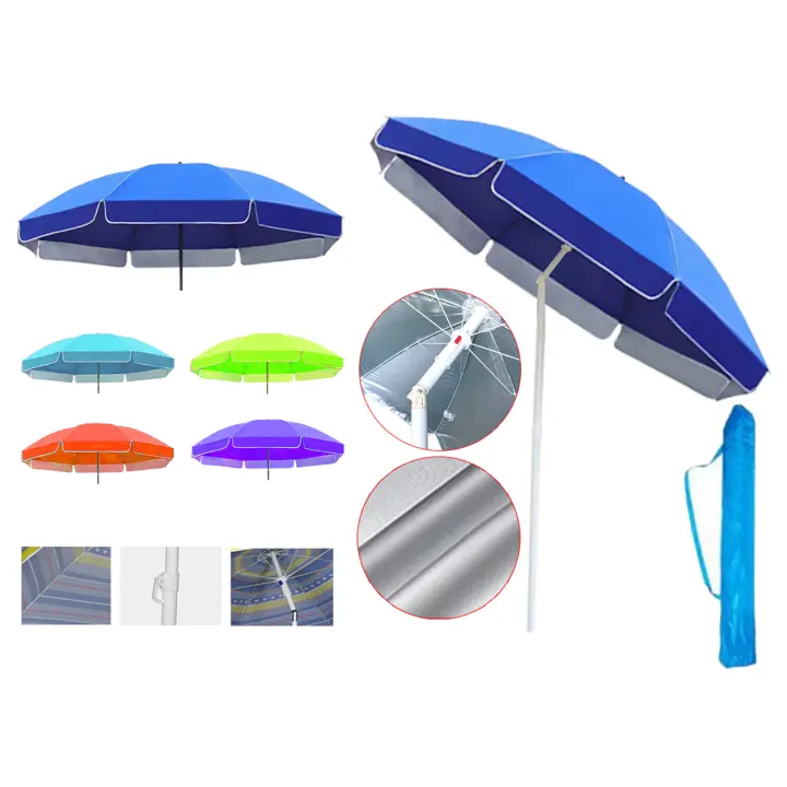 UD - Sombrilla de Playa Tropical – Alta Resistencia y Estilo - 1