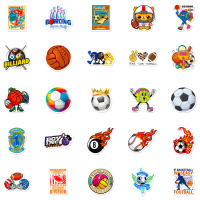 50 PCS Pegatinas Deportivas Mixtas Fútbol Baloncesto Voleibol Golf Béisbol Para Teléfono Móvil Material Variado Origen China - details 2