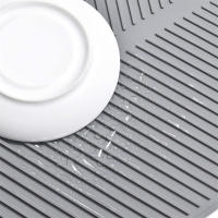 Protector De Fregadero Plegable Antideslizante De Goma Suave Y Aislada Para Cocina Moderno Estilo Silicona Rectangular - details 7
