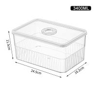 Organizador De Nevera Transparente Contenedores De Almacenamiento Para Alimentos Cestas De Frutas Y Verduras Organizador De Cocina - details 8