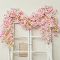 Guirnalda De Flores Artificiales De Sакura 180CM Para Bodas Decoración De Navidad Fiesta En Casa Y Hogar Silken Cherry Blossom - details 9