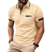 Camisa Polo Hombre Verano Manga Corta Moda Ajustada 100% Poliéster Secado Rápido Casual Negocios Estampado 3D Digital - details 2