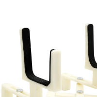 Soporte Plegable Para Violín Profesional Portátil Material ABS Accesorios Para Instrumentos Musicales De Cuerdas Tipo Soporte De Piso Negro/Blanco - details 6