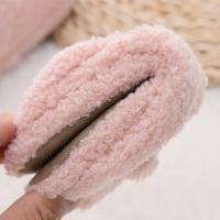 Zapatillas De Invierno Para Niñas Con Cabeza De Conejo Y Cola De Caracol Lástima De Plush Suela De Goma Antideslizante Zapatos Para El Hogar De Niñas - details 4