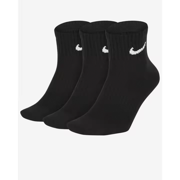 Calcetín Nike Everyday Negro y Blanco con Capilarización del Sudor - 1