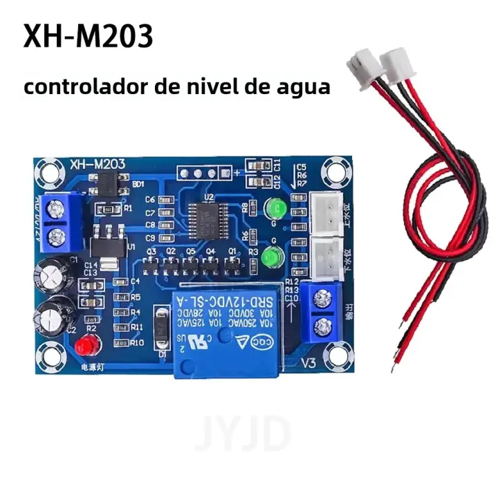 Controlador Automático De Nivel De Agua XH-M203 Interruptor De Nivel De Agua Para Bomba De Agua Salida De Relé 12V - 1