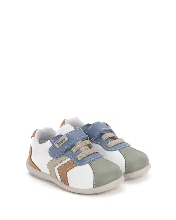 Deportiva primeros pasos boga Zapyflex color blanco savia  AG200881 - 1