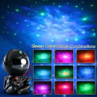 Proyector De Luz Nocturna Astronáutico Con Cielo Estrellado Luz Ambiente Espacial Láser Nebulosa Ondas De Agua Para Decoración De Habitación - details 2