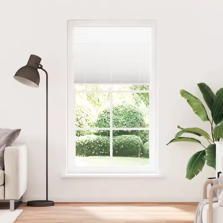 Estor Plisado blanco 110x200 cm Tela Ancho 109,4 cm Poliéster - 1