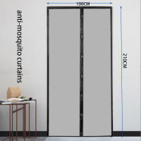 Cortina De Puerta Magnética Antimosquitos 1 Pieza Tamaño 100CM X 210CM Tejido Suave Para Decoración De Hogar Y Privacidad - details 5