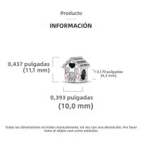 Encantadores Colgantes De Animales De Plata Para Mujer Joyería De Pulsera Y Collar Con Encantos De Pingüino Y Aguacate Pulsera De Bangle - details 68