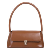 Bolso De Hombro Para Mujer Estilo Retro Tendencia PU Cuero Sólido Color Simple Bolso De Comunicación Con Manija Portátil Bolsos Casual - details 22