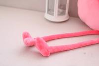 Peluche Realista De Flamenco Juguete De Peluche Suave Animal Estuffed Cojín Decoración De Habitación Kawaii Regalo De Cumpleaños Para Niños - details 13