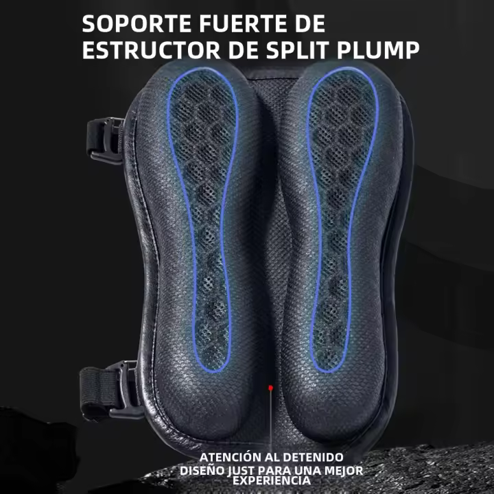 Almohadilla De Silla Para Motocicleta Suave Y Transpirable Con Diseño De Células De Ápice Antideslizante Gel De Memoria Almohadilla De Aire Para Alivio De La Presión Cubierta De TPU PVC - 1