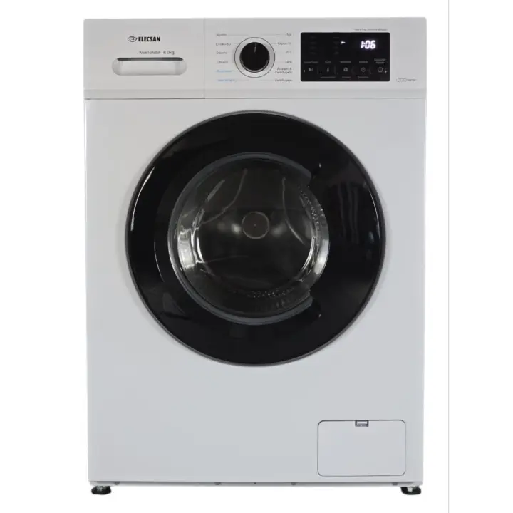 LAVADORA ELECSAN WM610INBW 6KG 1000rpm MOTOR INVERTER COLOR BLANCO - 1