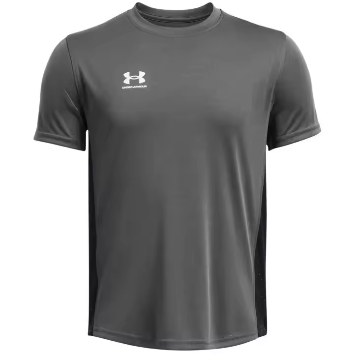 Camiseta de Manga Corta Under Armour Challenger Train para hombre en color gris - 1