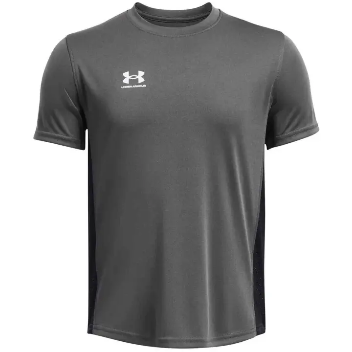 Camiseta de Manga Corta Under Armour Challenger Train para hombre en color gris - 1