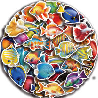 50pcs Pegatinas De Peces Lindos Para Móvil Laptop Luggage Skateboard Material Resistente Al Agua Para Edad Adulta - details 11