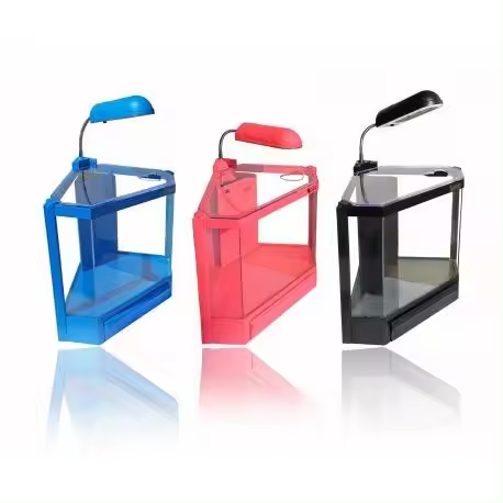 Acuario de plástico duro de 4,5 litros 6 2W LED con filtro de ahorro de energía - 1