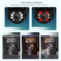 Cámara IP 8MP 4K WiFi Exterior HD 5MP Vigilancia Sin Cable Cámara PTZ AI Tracking Seguridad Cam H.265 Onvif ICsee Doméstico Cámara De Vigilancia - details 7