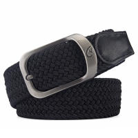 Cinturón De Lujos Unisex Con Hebilla De Aleación Diseñador Para Hombres Y Mujeres Cinturones De Tela Tejida Con Cierre De Abrazadera Sin Agujeros Para Adultos - details 5