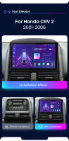 Junsun Android 13 Radio Coche para Honda CR-V CRV 2 2001 - 2006  Inalámbrico CarPlay Android Auto AI Voice 2 din Pantalla Coche Android Auto Multimedia Navegación GPS Auto radio - details 2