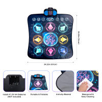 Tapete Educativo De Música Grande 90x90cm Para Niños Con Teclado De Luces Y 3 Modos De Juego Tapete De Baile Electrónico Infantil - details 23