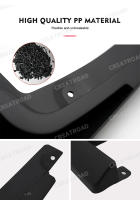 Mangas De Barro Para Mazda CX-5 2017-2020 Protección De Parachoques Antisalpicaduras Accesorios De Alta Calidad En ABS - details 4