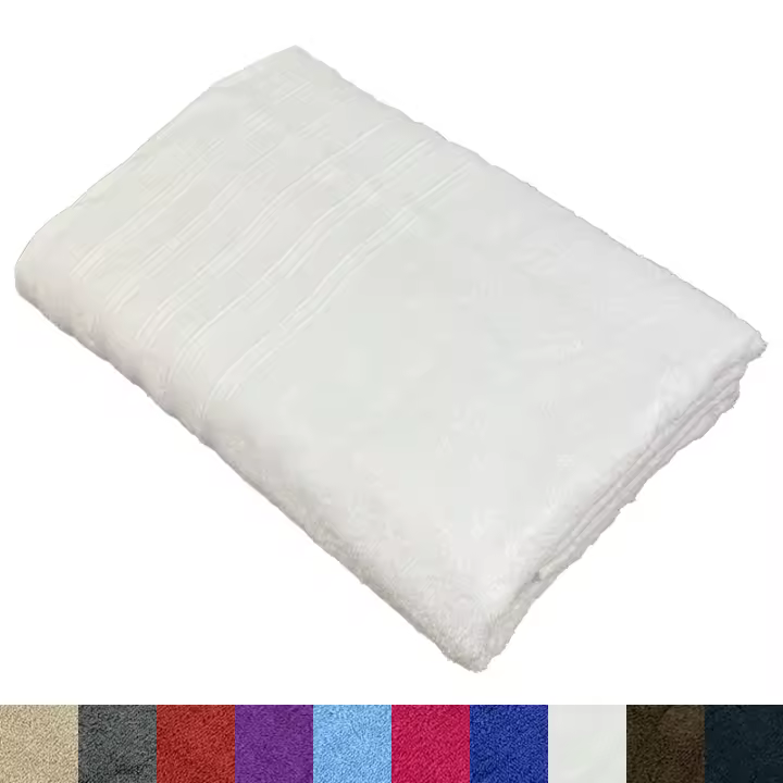Aicasa - Toallas de Baño 500 g/m² 100% algodón Natural suaves y absorbentes ，en varios colores Tamaño Grande  50x100 Cm , 70X140Cm , 100X140Cm Alta Calidad Para Gimnasio/Ducha/Deporte - 1