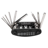 Kit De Herramientas De Reparación Para Bicicleta 16 En 1 Bolsa De Sillín Multifuncional Para Ciclismo Bolsa De Asiento De Bicicleta - details 5