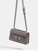 Bolso De Mano Clásico Para Mujer 2025 Con Doble Cremallera Bolso Cruzado De Hombro Casual Pequeño Cuadrado De PU - details 3