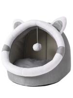 Casa De Gato Nido Universal Para Todas Las Estaciones Cálido Y Cómodo Cueva De Gato Para Bebés Algodón 100% Material - details 0