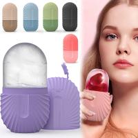 Rodillo De Hielo Para El Rostro De Silicona Molde De Hielo Para El Rostro Herramienta De Cuidado De La Piel Reducción De Enrojecimiento Y Picoresco Tratamiento Post-Exfoliación - details 0