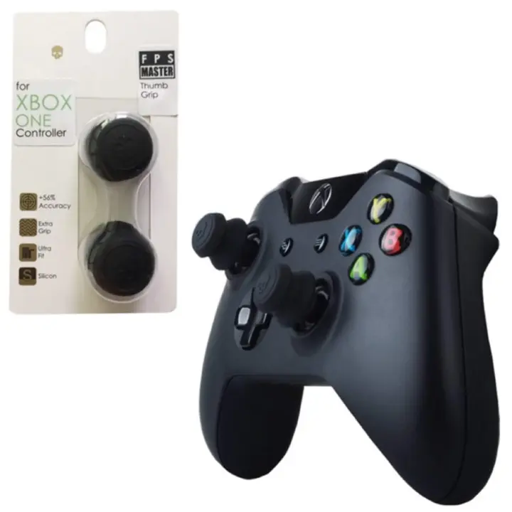 CAELLUMA - Alzadores de Joystick 9.5mm para Xbox One con Diseño de Calavera - Aumenta tu Precisión y Comodidad - 1