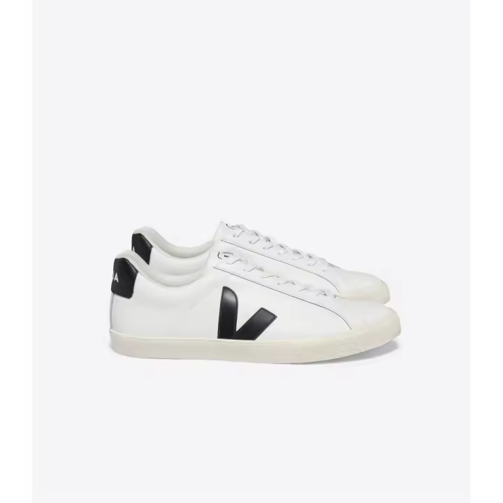 Veja ESPLAR LEATHER WHITE BLACK - 1