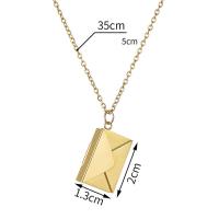 Sobre amor carta cuello para mujeres y hombres, medallón grabado de acero inoxidable con te amo, regalo de joyería de mensaje secreto para parejas San Valentín - details 7