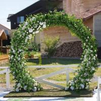 Guirnalda De Hojas De Iva Artificial 4.4/11M Para Exterior Decoración De Jardín Muralla Boda Fiesta Casa Material Seda - details 5