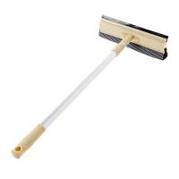 Limpia Ventanas Herramienta Limpiaparabrisas Telescópica Con Mango Largo Esponja Cepillo Mopa 2 En 1 Para Limpieza De Vidrio - details 6
