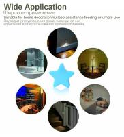 Lámpara Nocturna LED Mini Estrellas Adorable Para Dormitorio Habitación De Niños Pasillo Escaleras Sensor Automático EU/US 220V - details 6