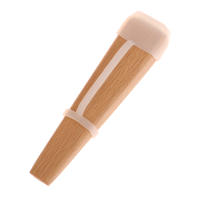 1Pc Flauta De Madera Kazoo Fácil De Aprender Y Jugar Para Principiantes Instrumento De Accompagnement Simple - details 6