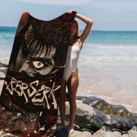 Toalla De Playa Berserk Anime Japonés Absorbente Y Suave Para Niños Regalo Ideal Para Viajes Camping Gimnasio Tamaño 30x60 Cm - details 3